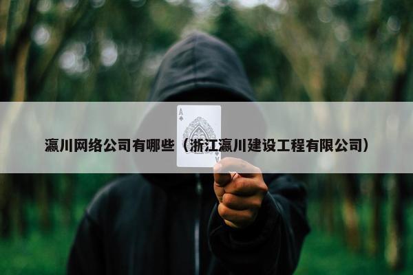 瀛川网络公司有哪些（浙江瀛川建设工程有限公司）-第1张图片-冷动云