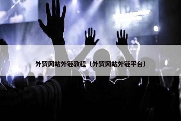 外贸网站外链教程（外贸网站外链平台）-第1张图片-冷动云