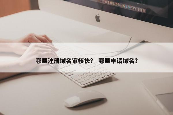 哪里注册域名审核快？ 哪里申请域名？-第1张图片-冷动云