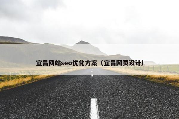 宜昌网站seo优化方案（宜昌网页设计）-第1张图片-冷动云