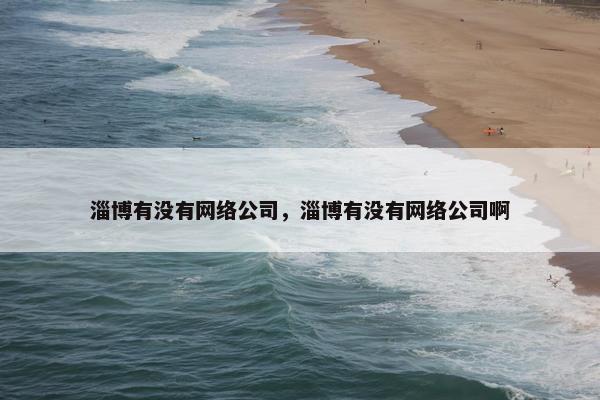 淄博有没有网络公司，淄博有没有网络公司啊-第1张图片-冷动云