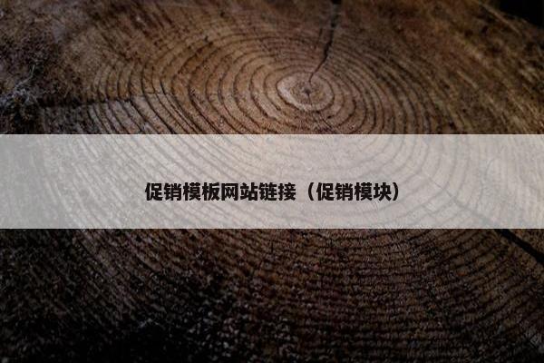 促销模板网站链接（促销模块）-第1张图片-冷动云