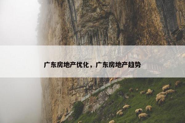 广东房地产优化，广东房地产趋势-第1张图片-冷动云
