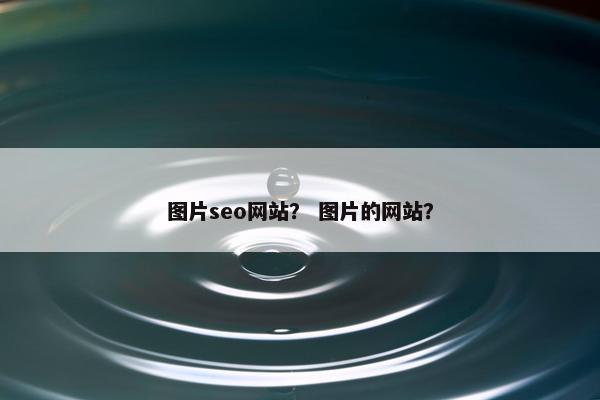 图片seo网站？ 图片的网站？-第1张图片-冷动云