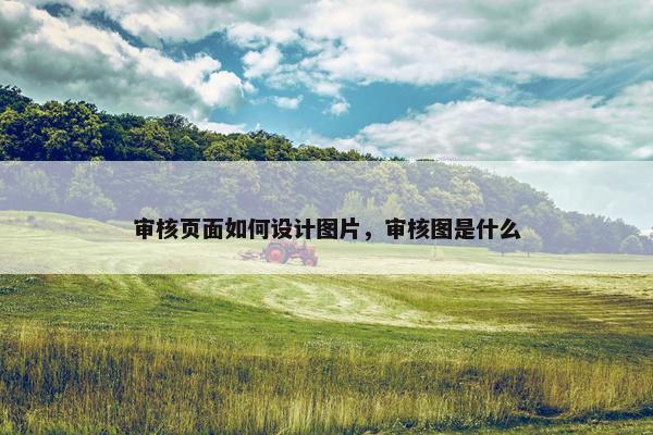 审核页面如何设计图片，审核图是什么-第1张图片-冷动云