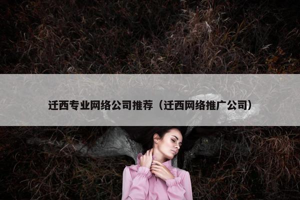 迁西专业网络公司推荐（迁西网络推广公司）-第1张图片-冷动云