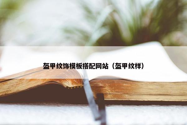 盔甲纹饰模板搭配网站（盔甲纹样）-第1张图片-冷动云