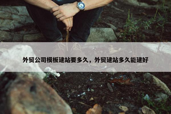 外贸公司模板建站要多久，外贸建站多久能建好-第1张图片-冷动云