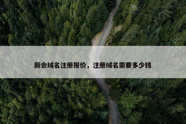 新会域名注册报价，注册域名需要多少钱-第1张图片-冷动云