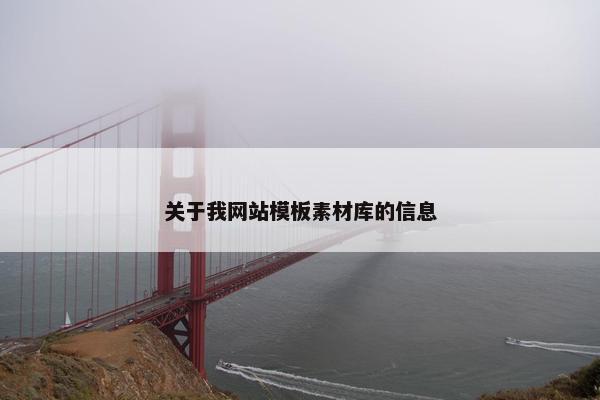 关于我网站模板素材库的信息-第1张图片-冷动云
