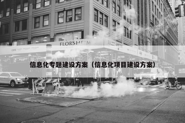 信息化专题建设方案（信息化项目建设方案）-第1张图片-冷动云
