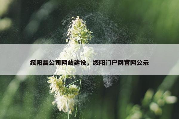 绥阳县公司网站建设，绥阳门户网官网公示-第1张图片-冷动云