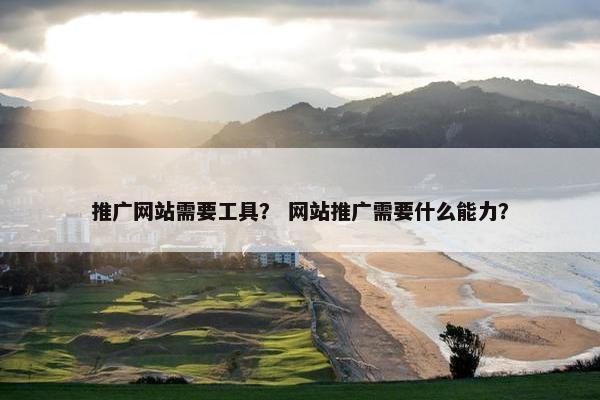 推广网站需要工具？ 网站推广需要什么能力？-第1张图片-冷动云