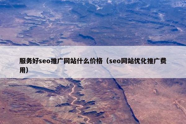 服务好seo推广网站什么价格（seo网站优化推广费用）-第1张图片-冷动云