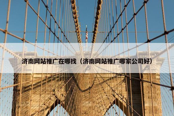 济南网站推广在哪找（济南网站推广哪家公司好）-第1张图片-冷动云