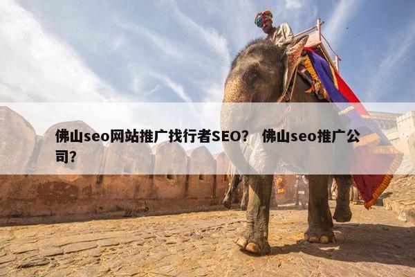 佛山seo网站推广找行者SEO？ 佛山seo推广公司？-第1张图片-冷动云