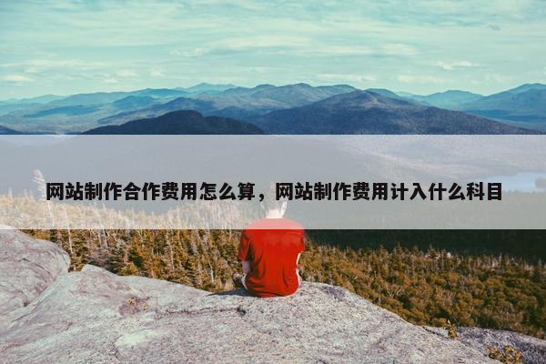 网站制作合作费用怎么算，网站制作费用计入什么科目-第1张图片-冷动云