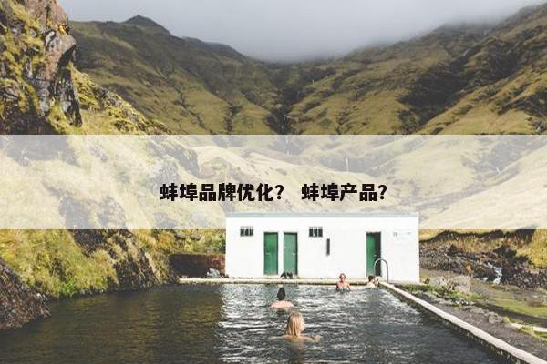 蚌埠品牌优化？ 蚌埠产品？-第1张图片-冷动云