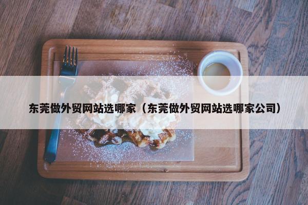 东莞做外贸网站选哪家（东莞做外贸网站选哪家公司）-第1张图片-冷动云