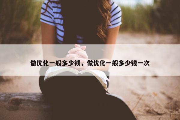 做优化一般多少钱，做优化一般多少钱一次-第1张图片-冷动云
