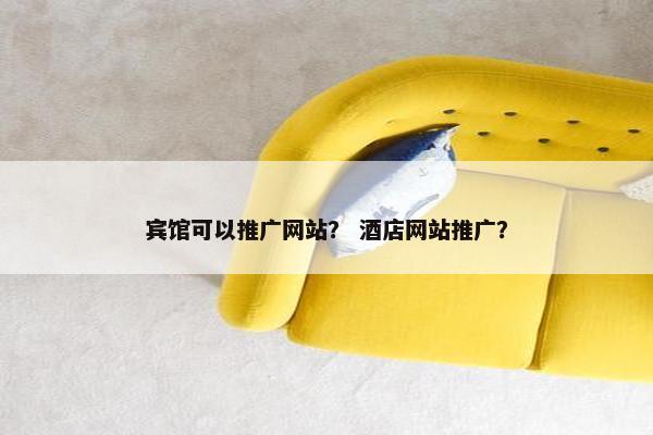 宾馆可以推广网站？ 酒店网站推广？-第1张图片-冷动云
