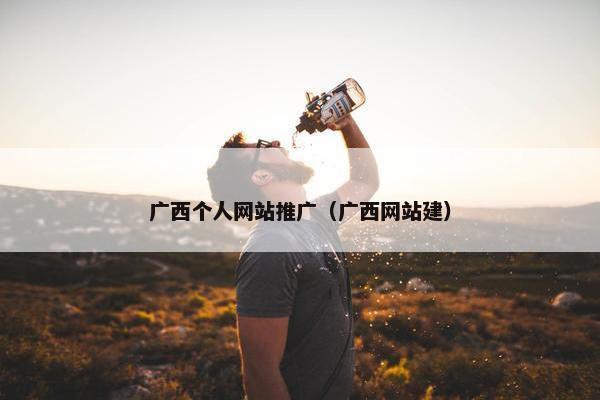 广西个人网站推广（广西网站建）-第1张图片-冷动云
