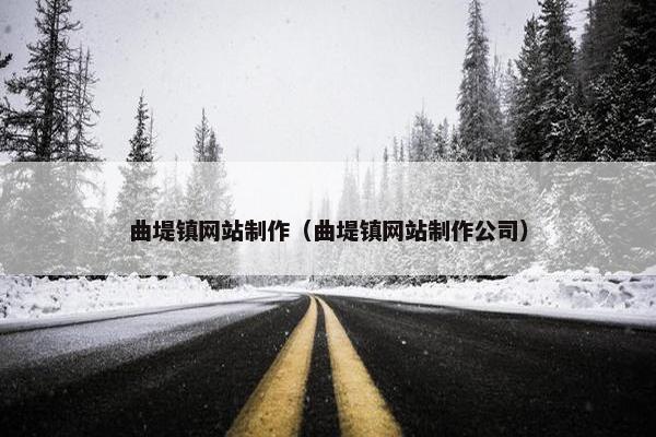 曲堤镇网站制作（曲堤镇网站制作公司）-第1张图片-冷动云