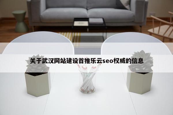 关于武汉网站建设首推乐云seo权威的信息-第1张图片-冷动云