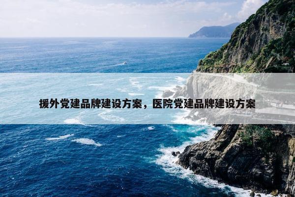 援外党建品牌建设方案，医院党建品牌建设方案-第1张图片-冷动云