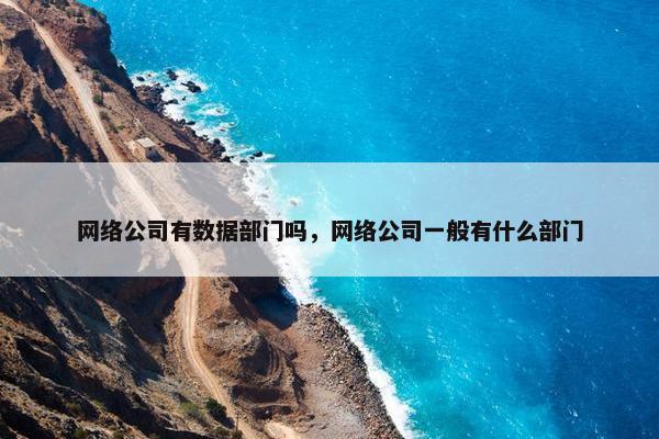 网络公司有数据部门吗，网络公司一般有什么部门-第1张图片-冷动云