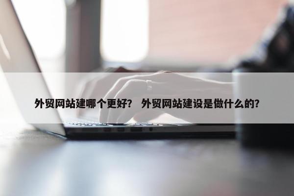 外贸网站建哪个更好？ 外贸网站建设是做什么的？-第1张图片-冷动云