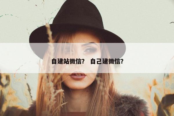 自建站微信？ 自己建微信？-第1张图片-冷动云