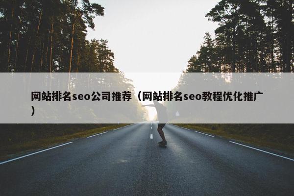 网站排名seo公司推荐（网站排名seo教程优化推广）-第1张图片-冷动云
