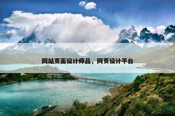 网站页面设计师品，网页设计平台-第1张图片-冷动云