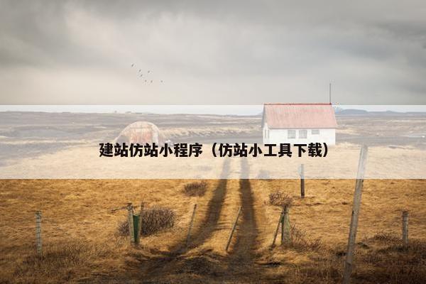 建站仿站小程序（仿站小工具下载）-第1张图片-冷动云