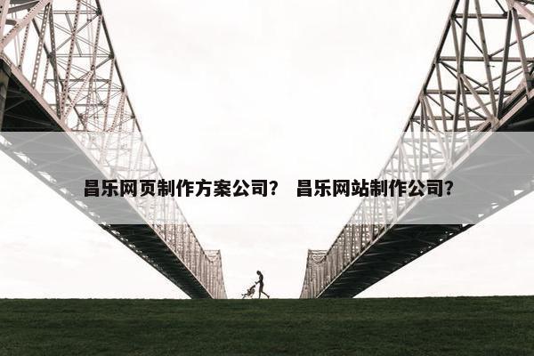 昌乐网页制作方案公司？ 昌乐网站制作公司？-第1张图片-冷动云