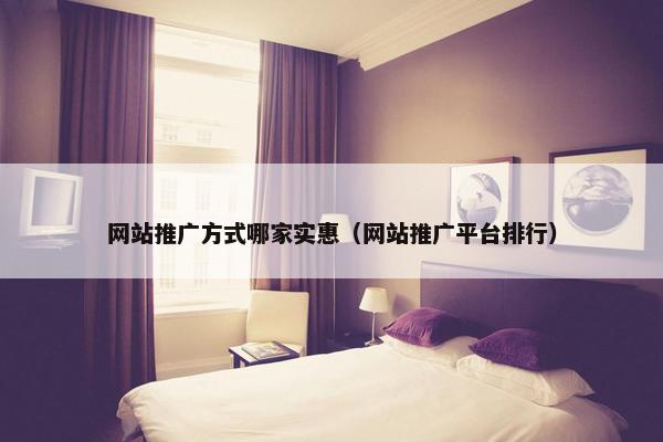 网站推广方式哪家实惠（网站推广平台排行）-第1张图片-冷动云