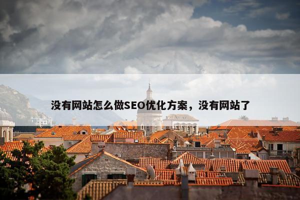 没有网站怎么做SEO优化方案，没有网站了-第1张图片-冷动云