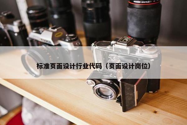 标准页面设计行业代码（页面设计岗位）-第1张图片-冷动云