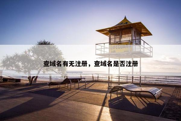 查域名有无注册，查域名是否注册-第1张图片-冷动云