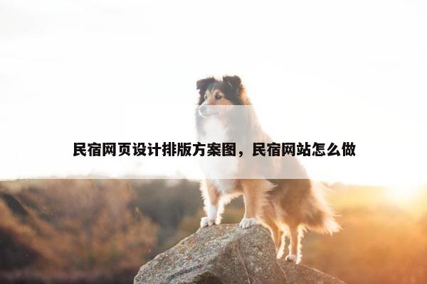 民宿网页设计排版方案图，民宿网站怎么做-第1张图片-冷动云