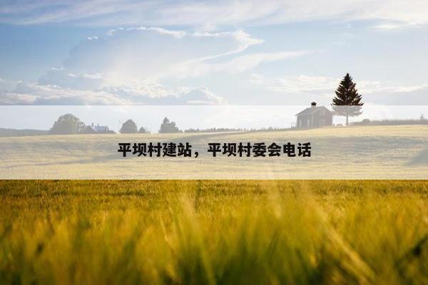 平坝村建站，平坝村委会电话-第1张图片-冷动云