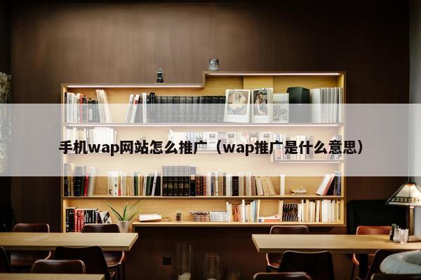 手机wap网站怎么推广（wap推广是什么意思）-第1张图片-冷动云