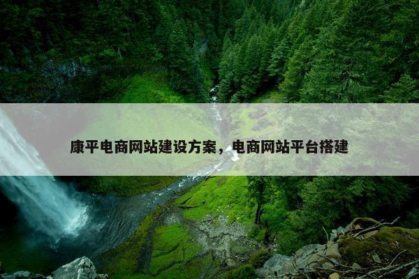 康平电商网站建设方案，电商网站平台搭建-第1张图片-冷动云