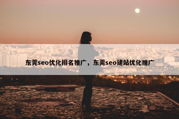 东莞seo优化排名推广，东莞seo建站优化推广-第1张图片-冷动云