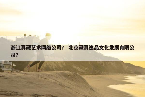 浙江真藏艺术网络公司？ 北京藏真逸品文化发展有限公司？-第1张图片-冷动云