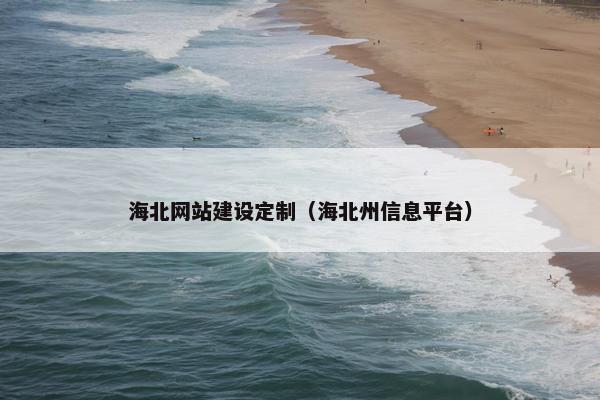 海北网站建设定制（海北州信息平台）-第1张图片-冷动云