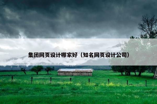 集团网页设计哪家好(知名网页设计公司)-第1张图片-冷动云 集团网页设计哪家好(知名网页设计公司)-第1张图片-冷动云