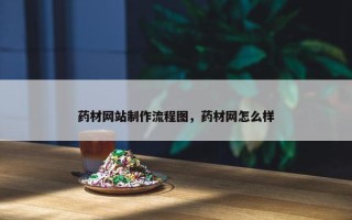 药材网站制作流程图，药材网怎么样