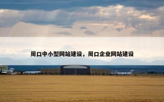 周口中小型网站建设，周口企业网站建设